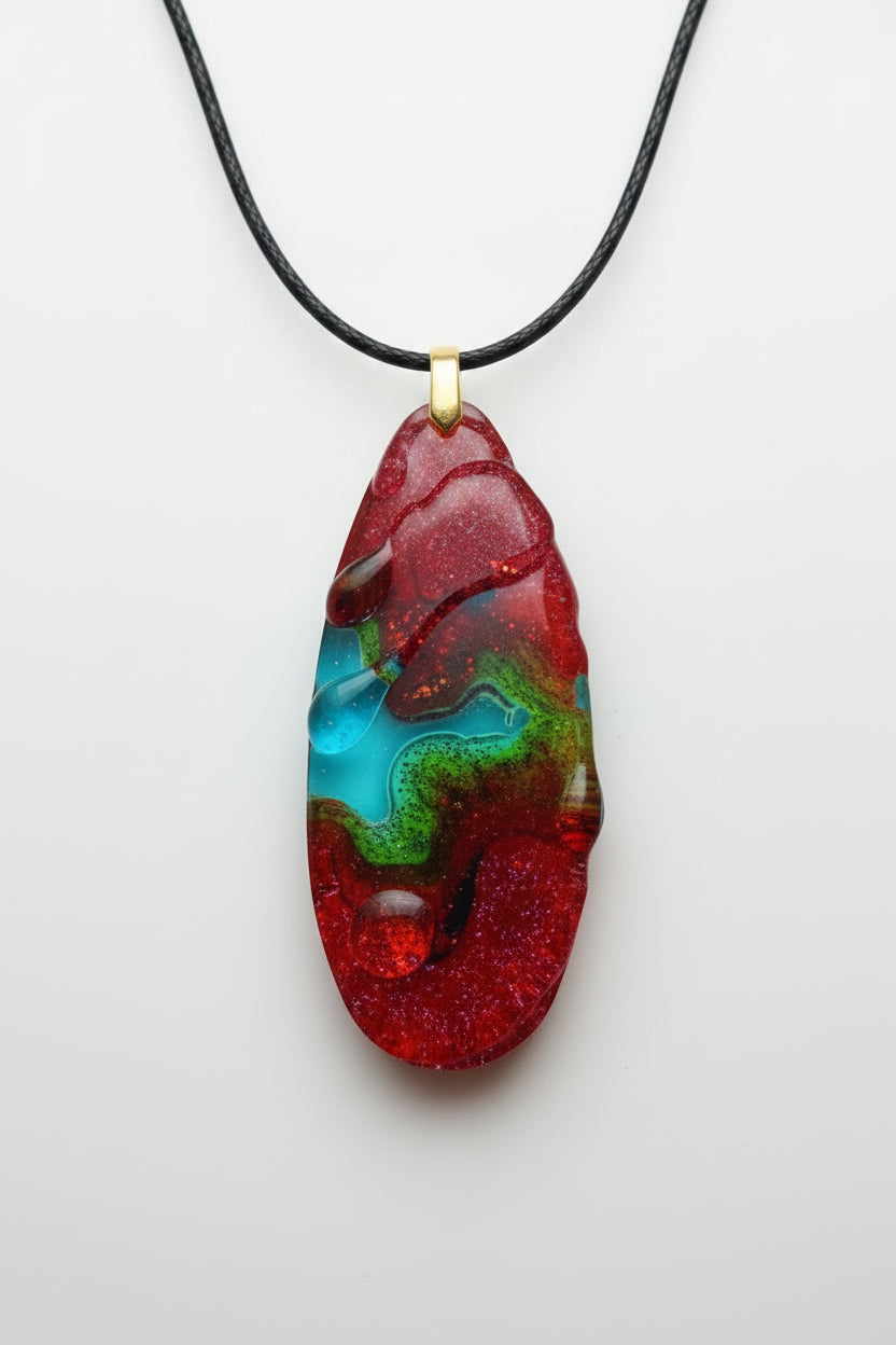 Aura stones- rainbow drip