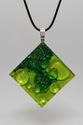 Aura stones- mossy lagoon with dew drops